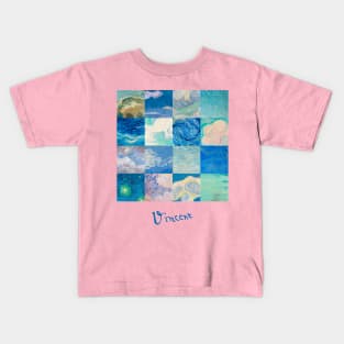 Van Gogh skies Kids T-Shirt